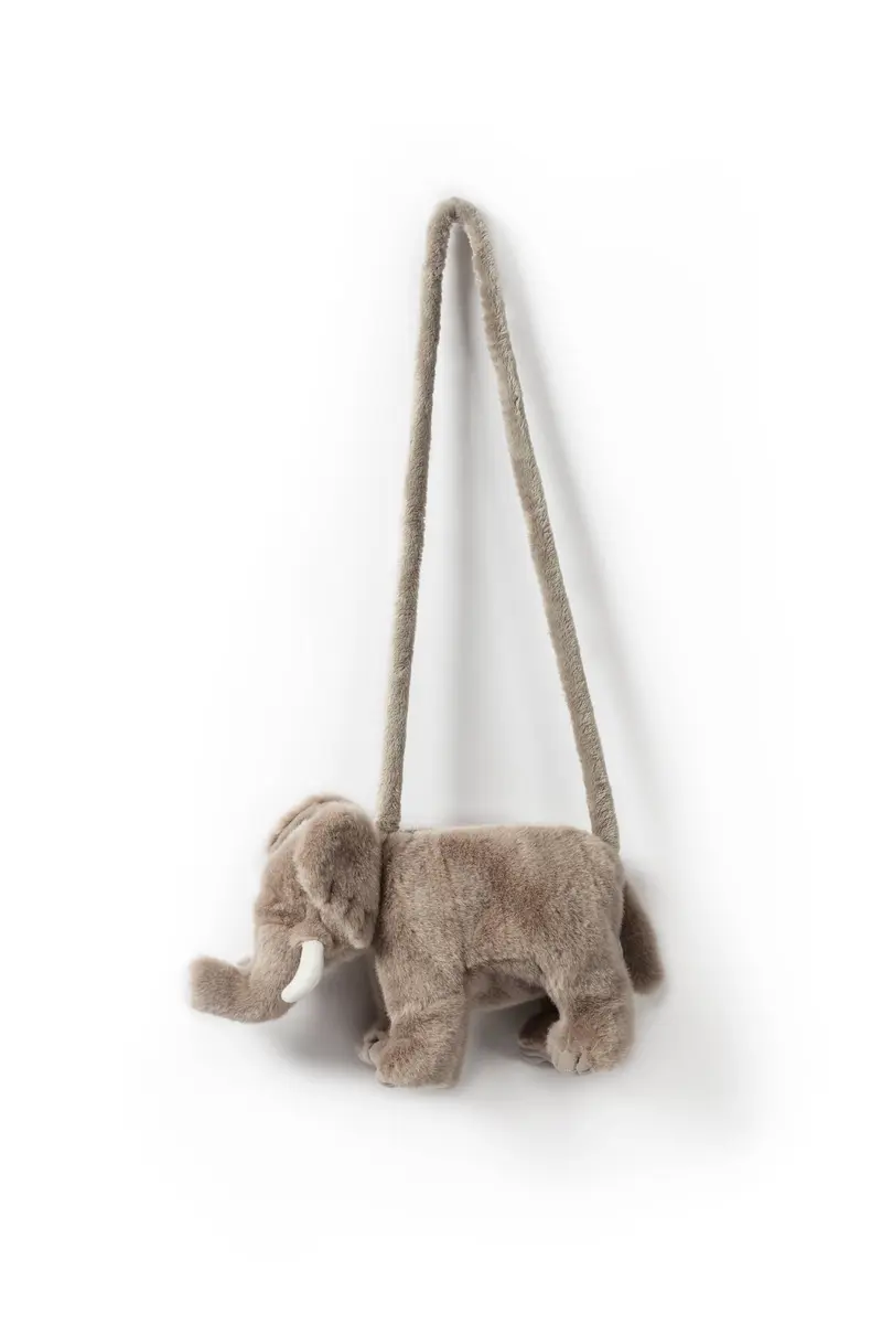 Sac Bandoulière Peluche Enfant Éléphant