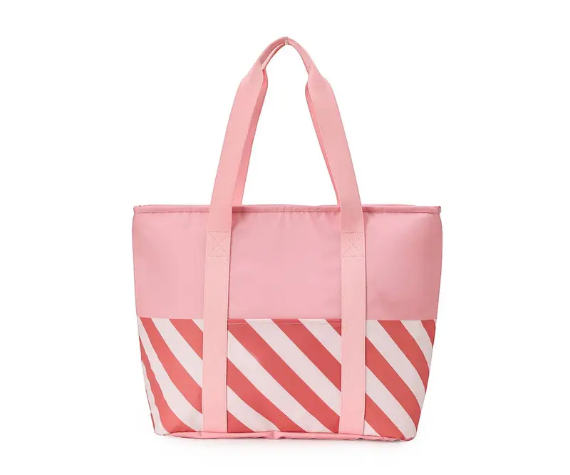 Sac Cabas Isotherme Rayures Bloom & Blush