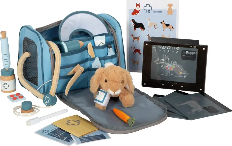 Sac de vétérinaire avec lapin