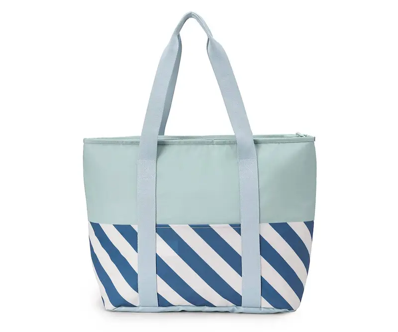 Sac Fourre-tout Isotherme Stripes Blues & Beyond