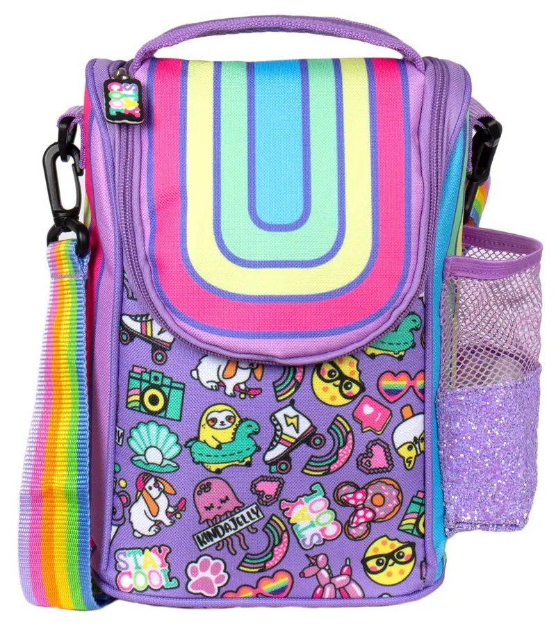 Sac repas avec bandoulière – Strap Lunch Bags – arc-en-ciel Smile
