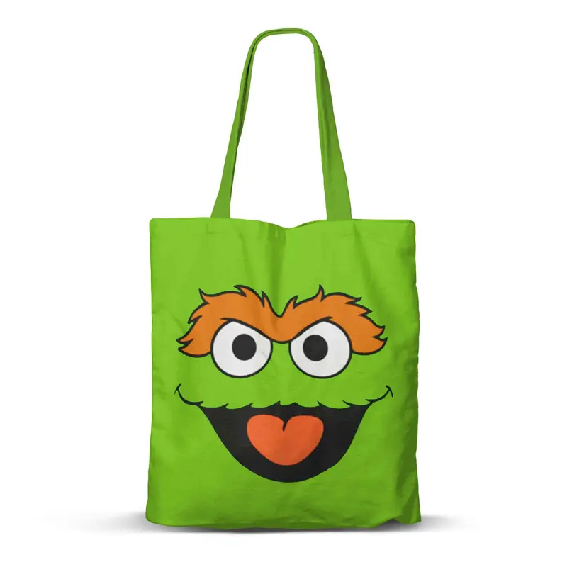 Sac Shopping FAN 1, rue Sésame « Oscar il Grincheux Face »