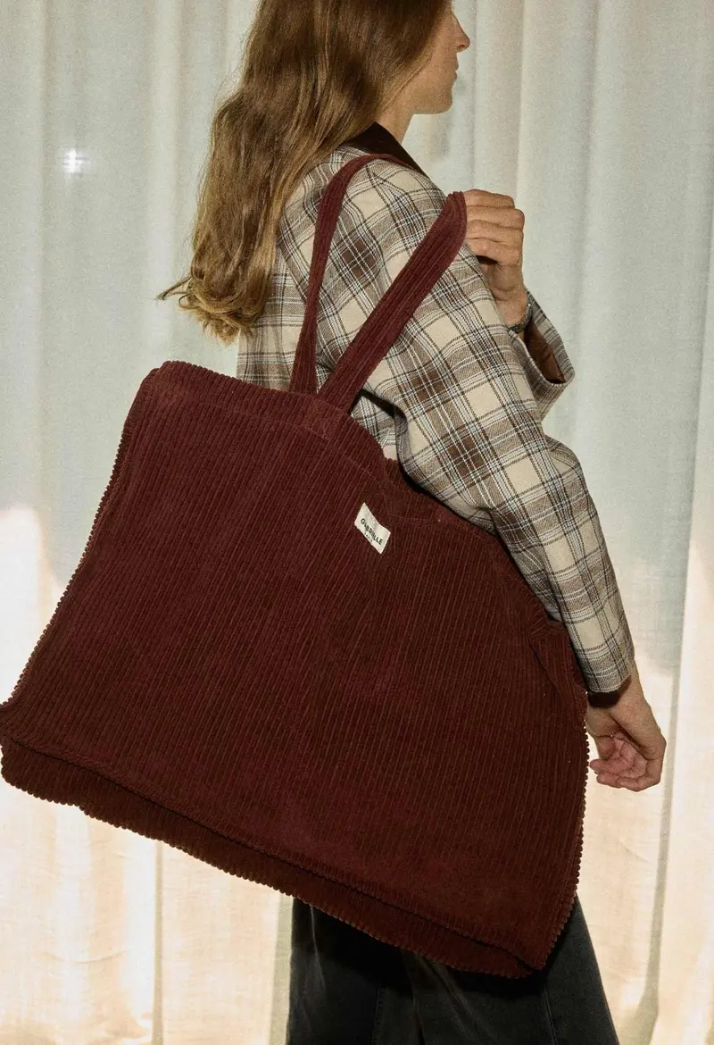 Sac Week-End Velours Jaspe - Gabrielle Paris