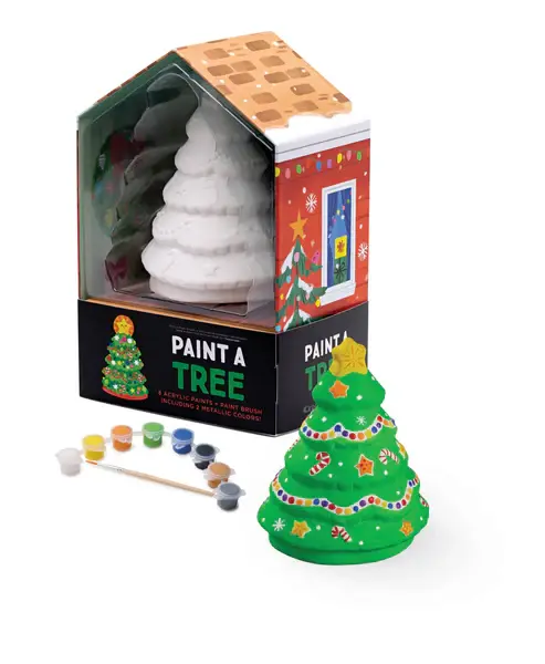 Sapin de Noël à peindre