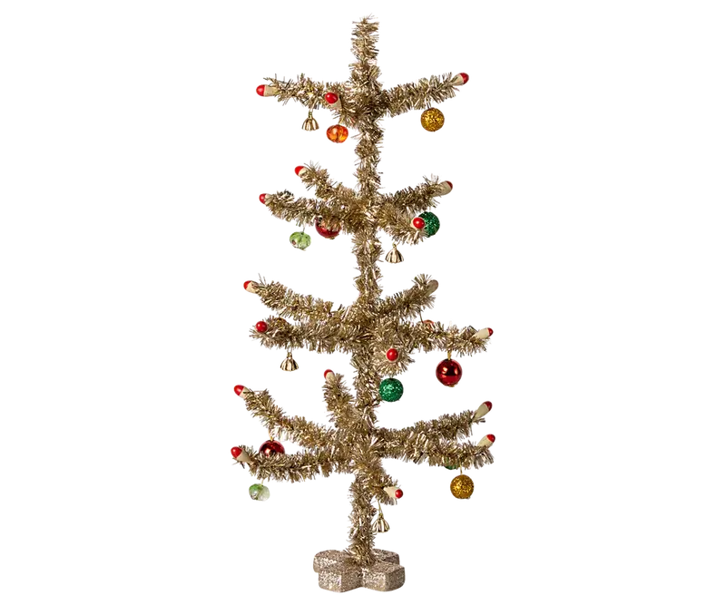 Sapin de Noël Maileg doré 25 cm