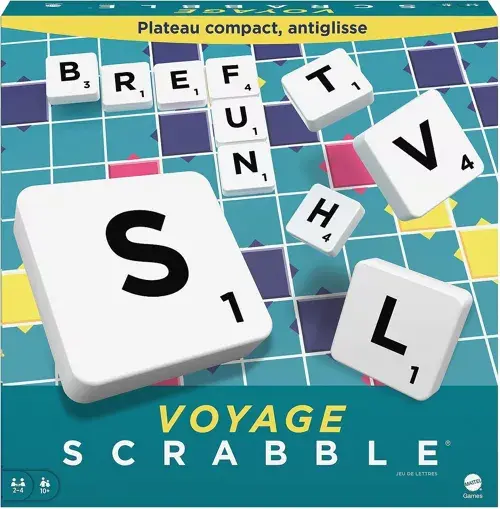 Scrabble Voyage - Jeu de société compact et portable