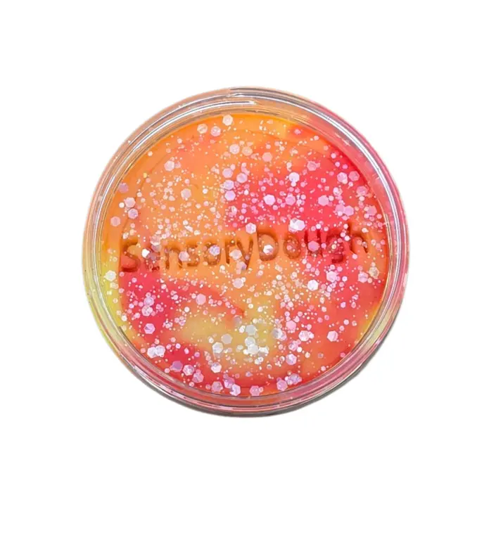 Senorydough Pâte à modeler avec paillettes Jaune/rouge/orange