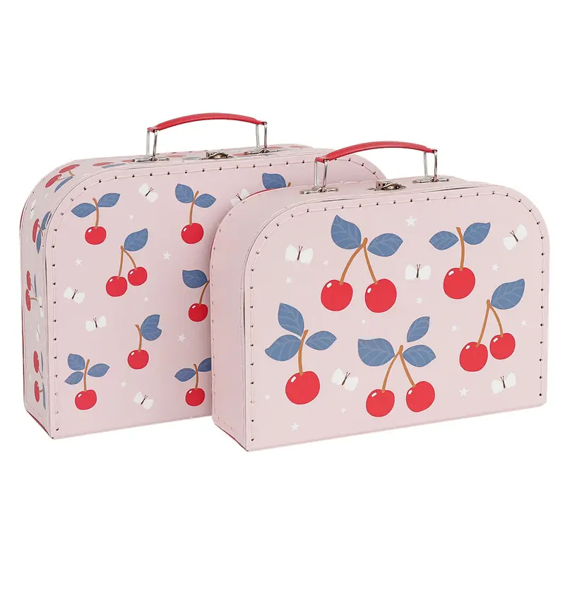 Set de 2 valises enfant - Cerises