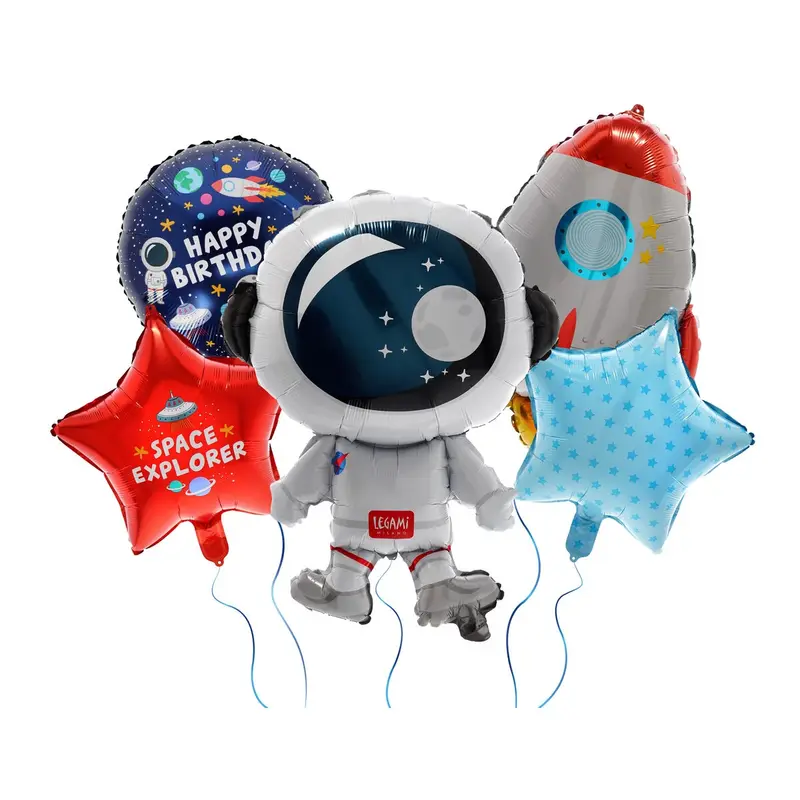 Set de 5 Ballons Espace - Let’s Party !