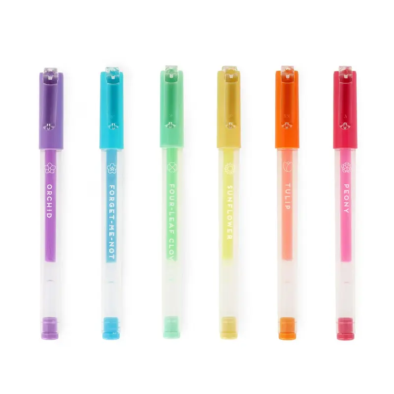 Set de 6 stylos à encre gel pastel - Spring is in the Air