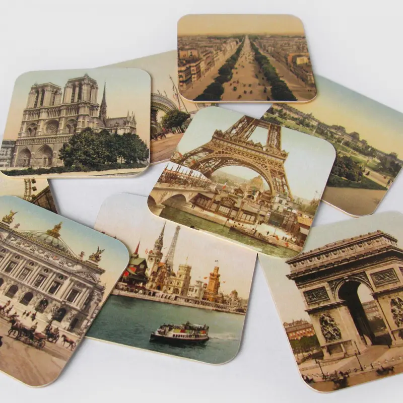 Set de 8 sous-verres Paris