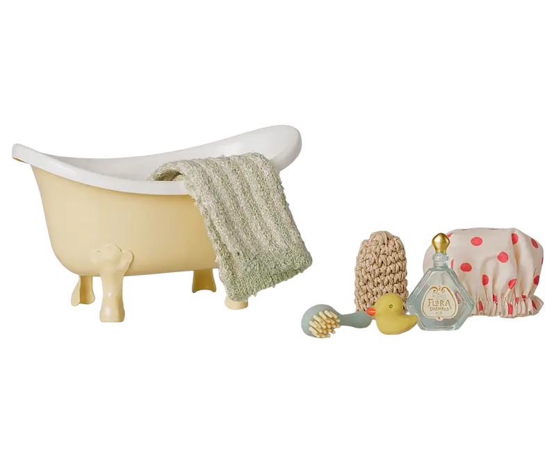 Set de bain souris - Jaune