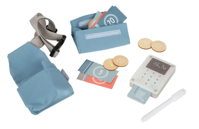 Set de jeu de serveur avec sacoche
