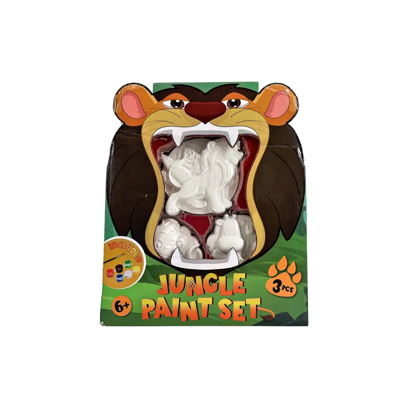 Set de peinture - Figurines jungle - x3