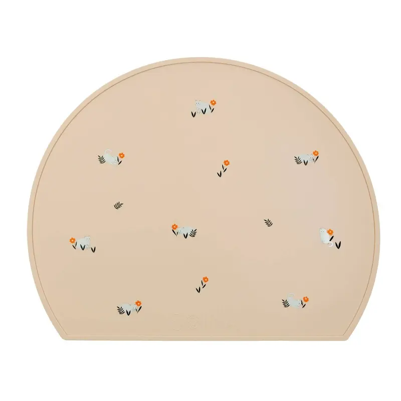 Set de Table en Silicone Chats - Crème