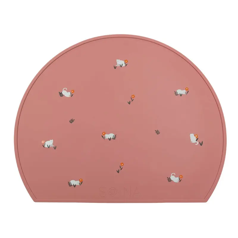 Set de Table en Silicone Chats - Terracotta