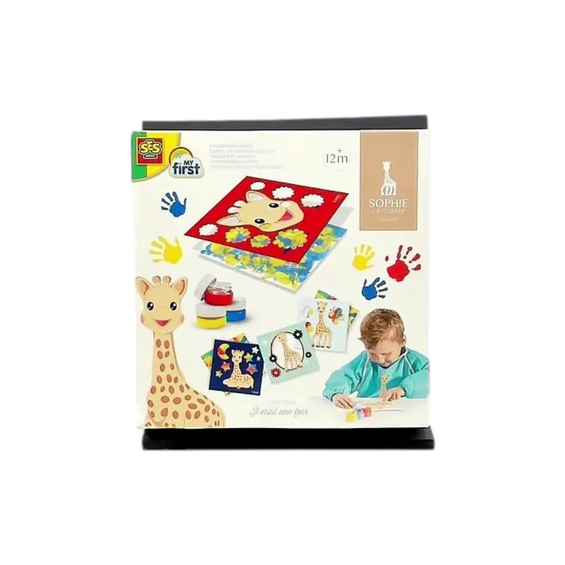 Sophie la girafe - Cartes à peindre au doigt