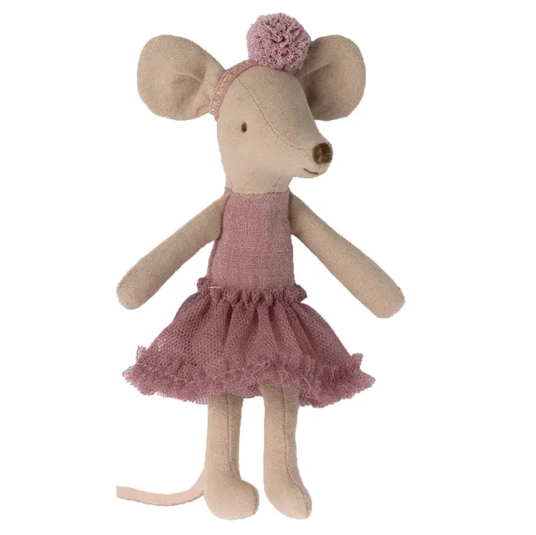 Souris ballerine grande sœur violette