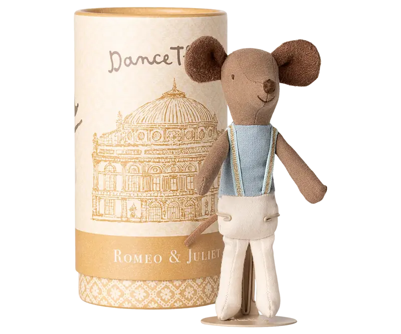 Souris danseur de ballet 13 cm avec socle - Figurine