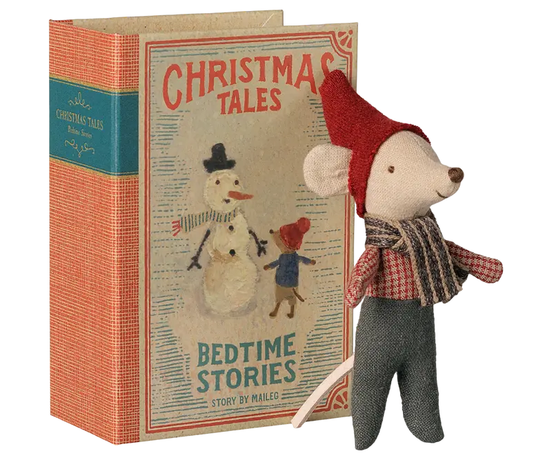 Souris de Noël bébé en coffret