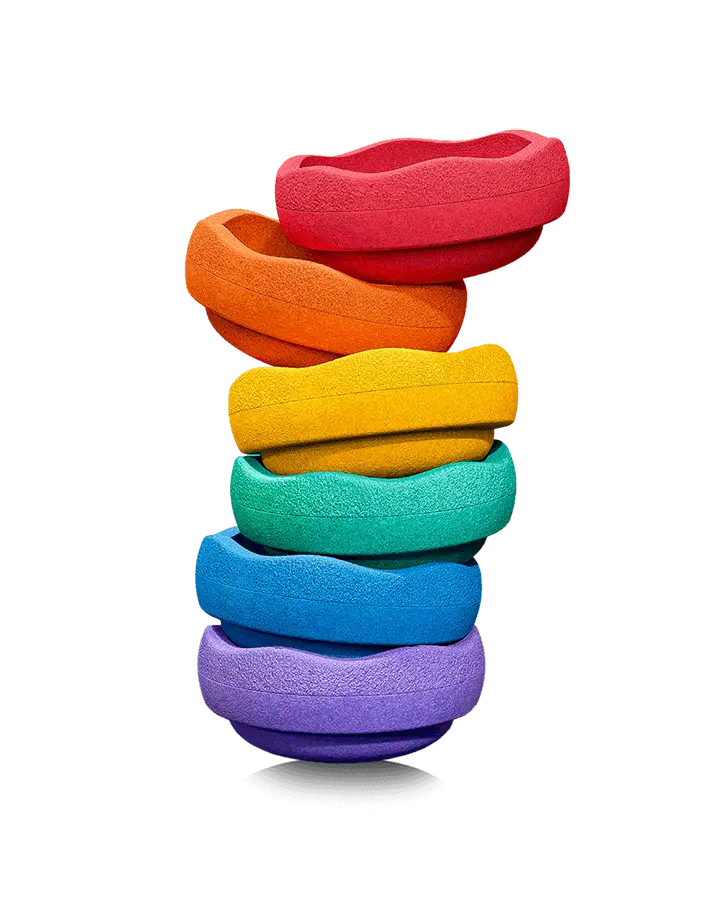 Stapelstein Pierres empilables - Arc-en-ciel Lot de 6