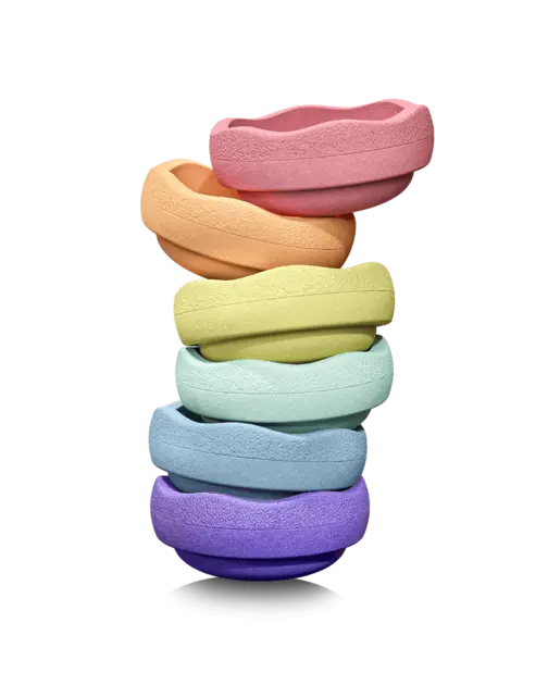 Stapelstein Pierres empilables - Pastel Lot de 6
