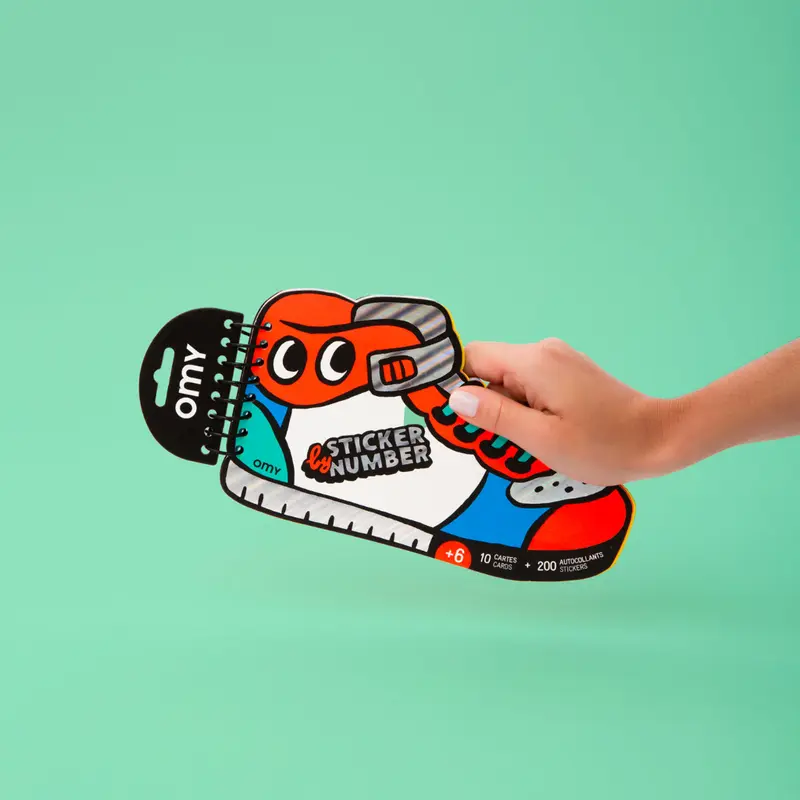 Sticker By Number Street - Omy