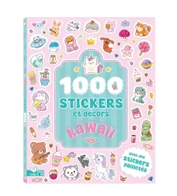 Stickers Kawaii 1000+ et 16 décors à compléter