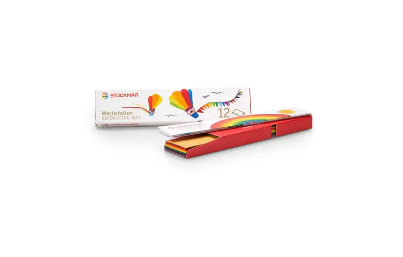 Stockmar Feuilles de cire à décorer - 12 couleurs