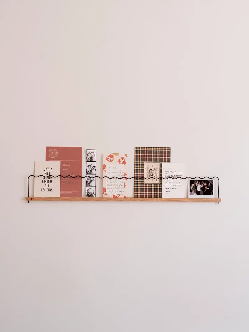 Super-Poses Onde Rouge Noir 80 cm - Gllu