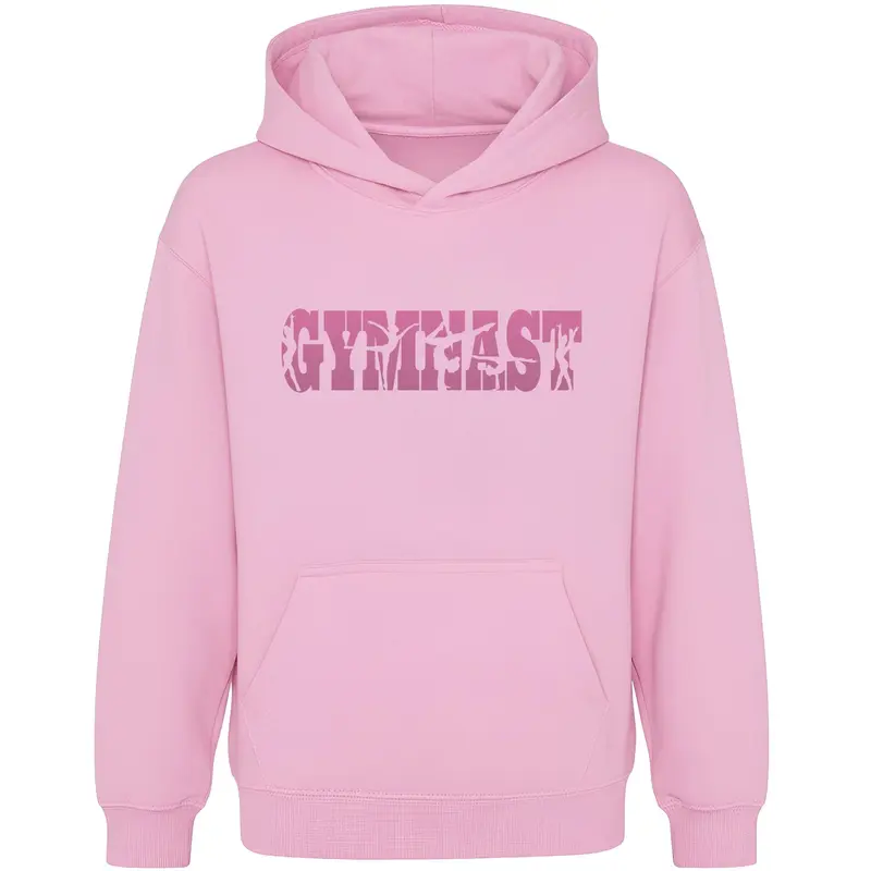 Sweat à capuche gymnastique – Fringoo Gymnastic for Cotton Rich Soft Hooded – Gymnast rose