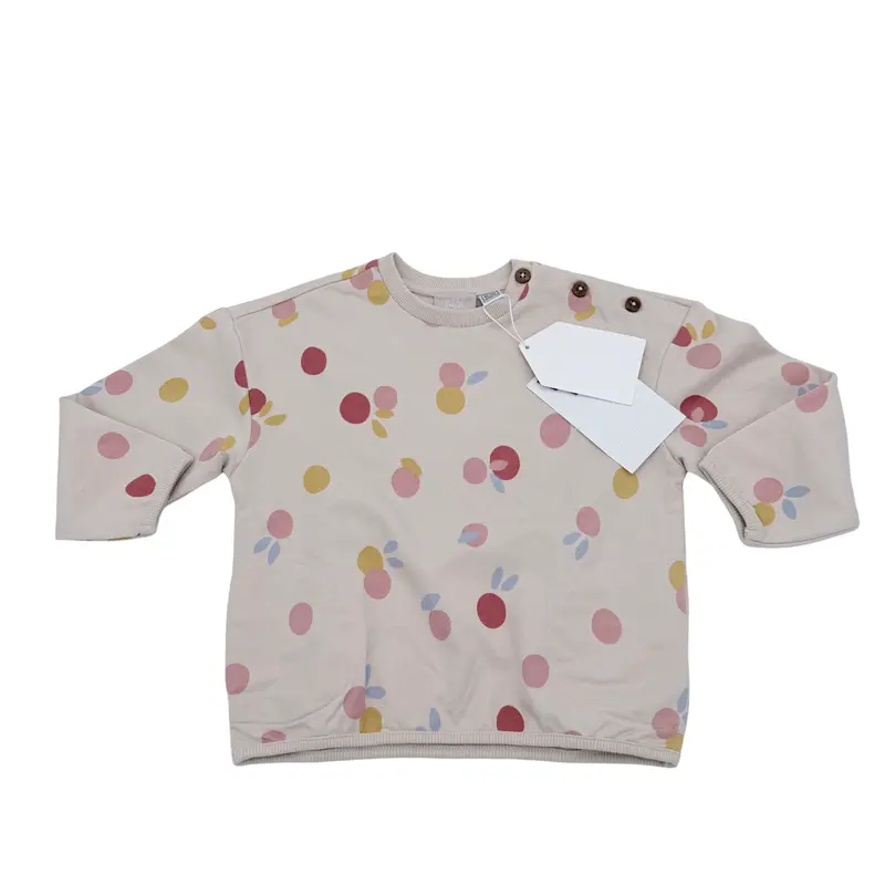 Sweat écru imprimé fruits — 18 mois