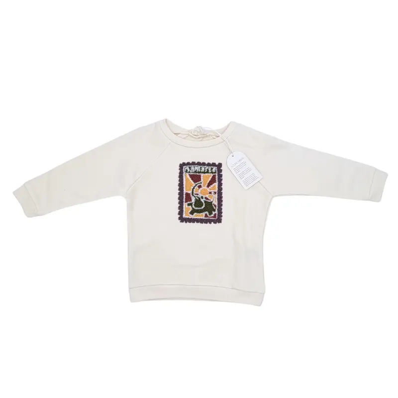 Sweat écru motif illustré — 18 mois