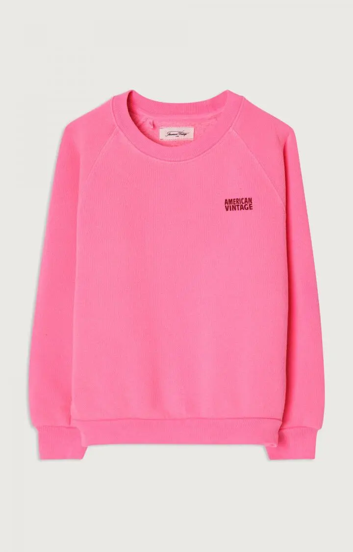 Sweat Izubird Rose Fluo - American Vintage Kids