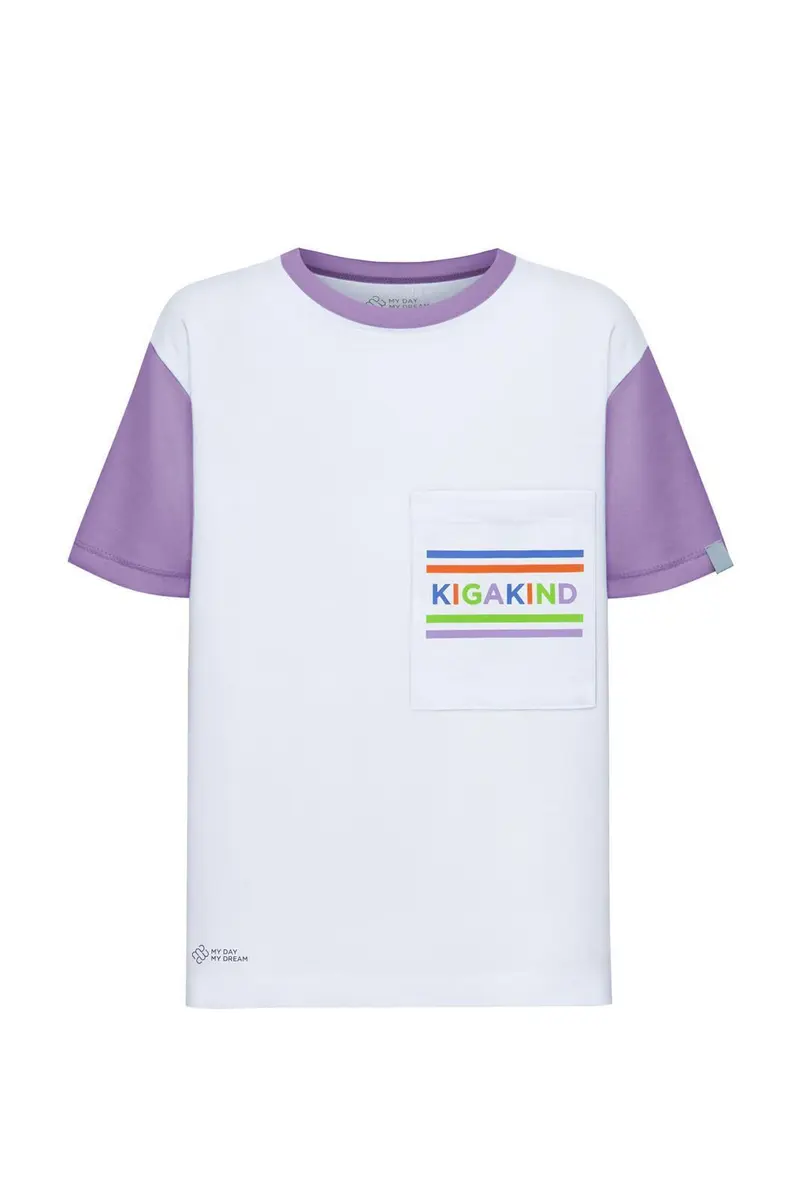 T-shirt KIGAKIND violet