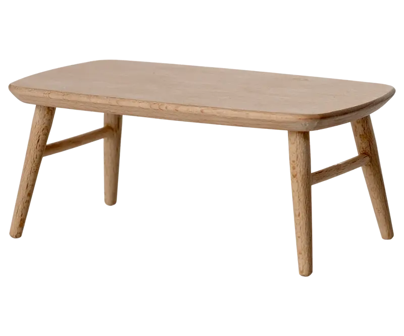 Table de salon en bois pour souris - Maison Souris Farmhouse