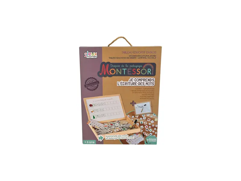 Tableau éducatif en bois - Je comprends les lettres