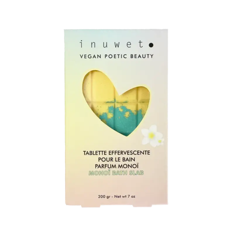 Tablette Bain Effervescente Monoï - Inuwe