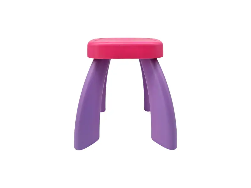 Tabouret - Rose et violet