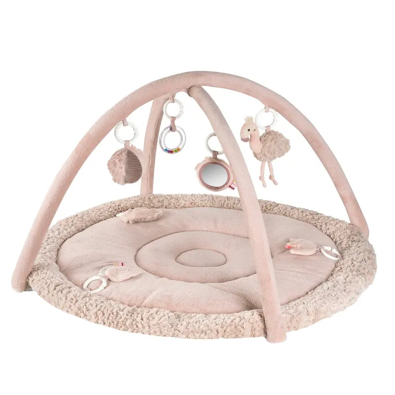 Tapis d’éveil 3D flamant rose – Ø 85 cm