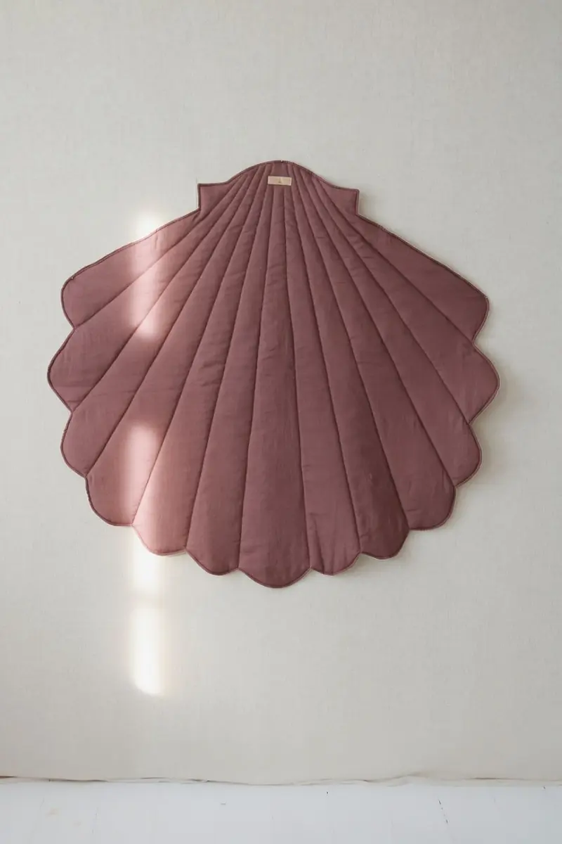 Tapis en lin, Marsal • Coquillage