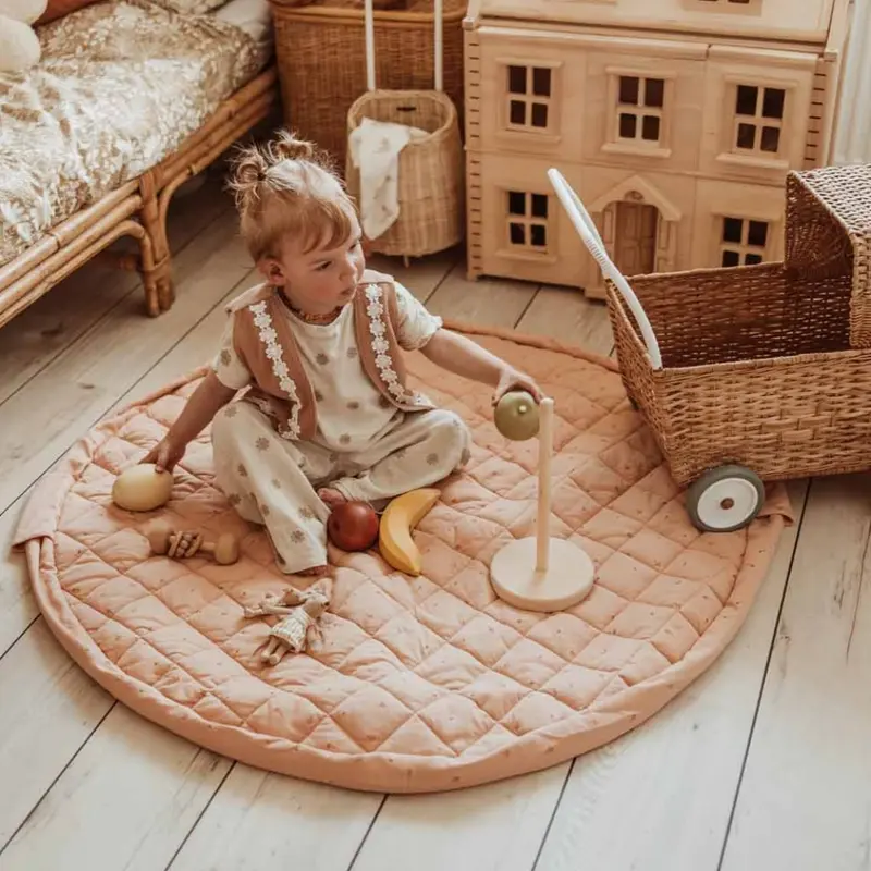 Tapis Eveil et Sac à Langer Soft Fleurs - Play and Go