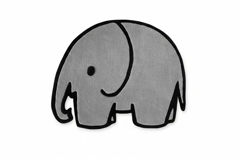 Tapis Miffy & Friends - Éléphant
