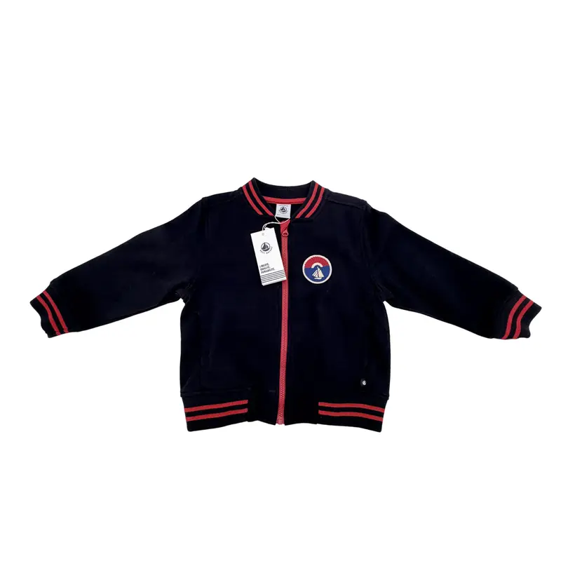 Teddy bébé marine et rouge — 3 ans