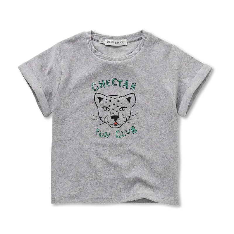 Tee-Shirt Cheetah Gris - Sproet & Sprout