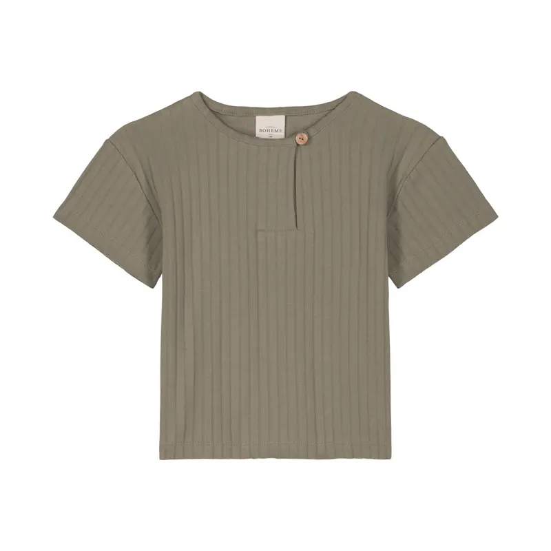 Tee Shirt Orso Jersey Sauge - Studio Bohème