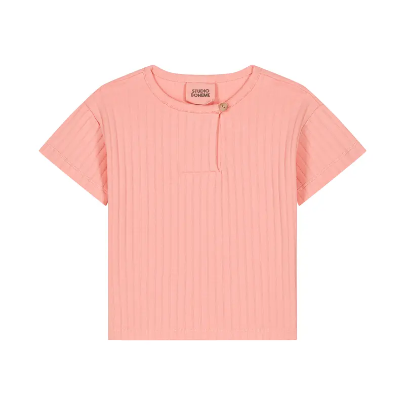 Tee-Shirt Orso Rib Pêche - Studio Bohème