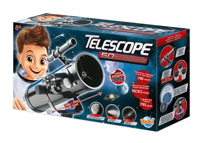 Télescope réflecteur 76 mm - 50 activités d’astronomie