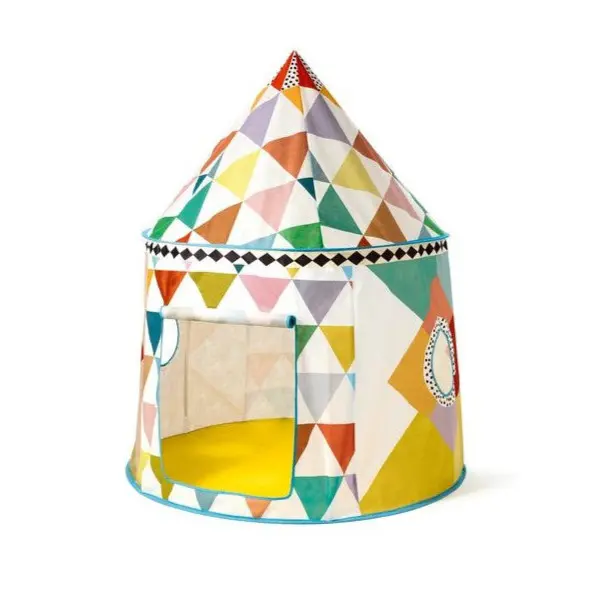Tente cabane multicolore
