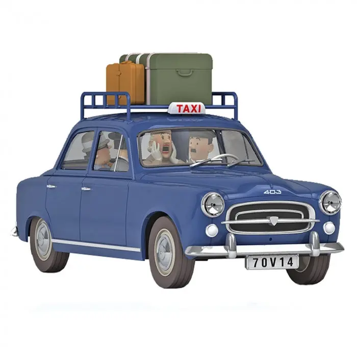 Tintin 1/24 voiture miniature Taxi de Moulinsart